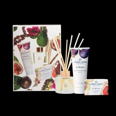 Amber Fig Hands & Home Gift Set 3pc-Linden Leaves-Matakana Pharmacy